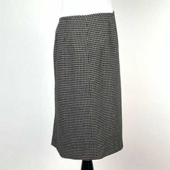 Kasper pencil skirt size 14 grid check career - Picture 3 of 8